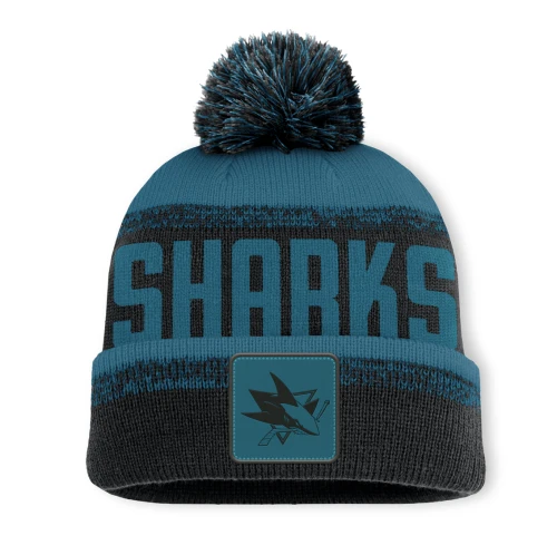 Fanatics NHL Thrive Cuffed Pom Beanie - San Jose Sharks