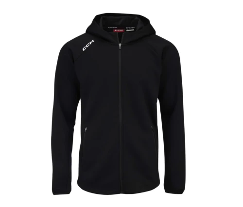 CCM LOCKER ROOM FLEECE FULL ZIP HOODIE - Senior