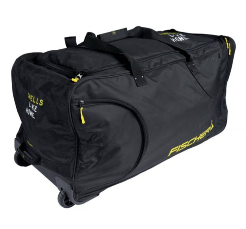Torba hokejowa na kółkach FISCHER Player Bag S25 - czarna - Senior