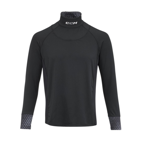 Koszulka ribano z ochraniaczem szyi CCM Neck Protective - Senior