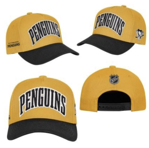 Czapka z daszkiem dziecięca NHL OUTERSTUFF MVP Pro Pinch - Pittsburgh Penguins