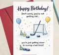 Birthday Hockey Card - Happy Birthday  1