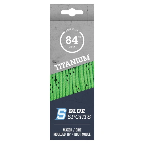 Hockey Laces BLUE SPORTS Titanium Pro Laces - green